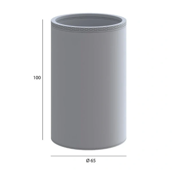 Стакан для ванной Boheme Uno Matt Gold - фото 2