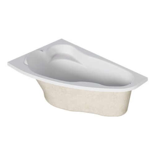 Ванна акриловая 1Marka Lil 140х90 см левая, асимметричные - фото 4