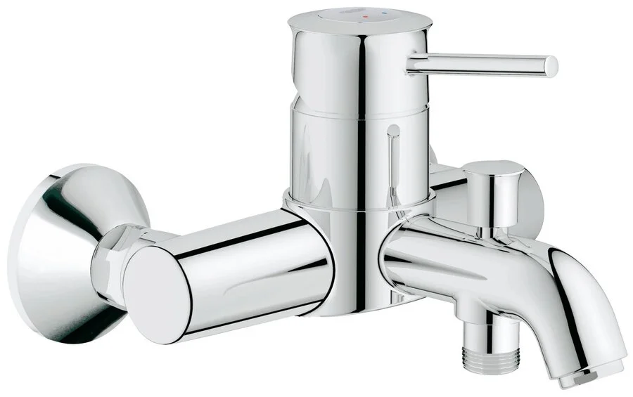 Смеситель для ванны Grohe BauClassic хром - фото 1