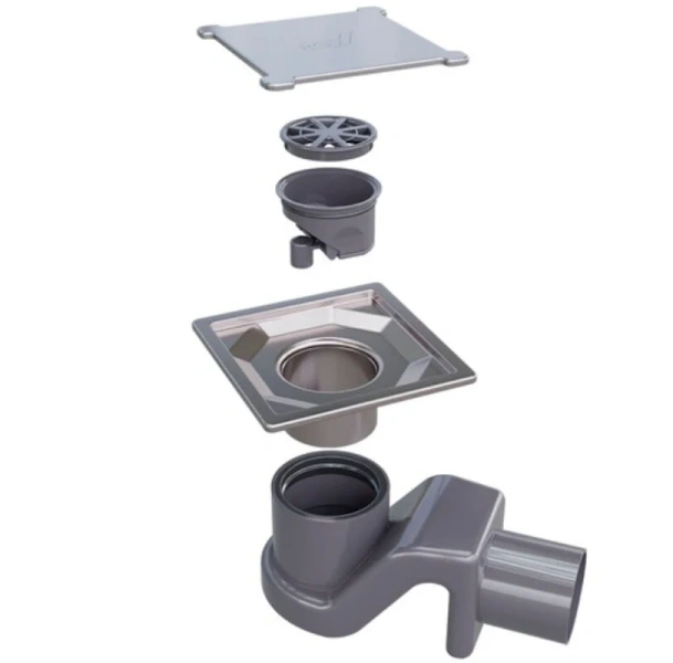 Душевой трап RGW SDR 11 см черный - фото 3