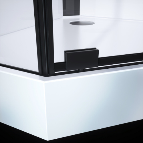 Душевая кабина Black&White Galaxy G8035 90x90 см с гидромассажем, с распашными дверьми - фото 6