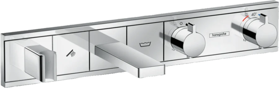 Смеситель для ванны Hansgrohe RainSelect 15359 термостатический - фото 1