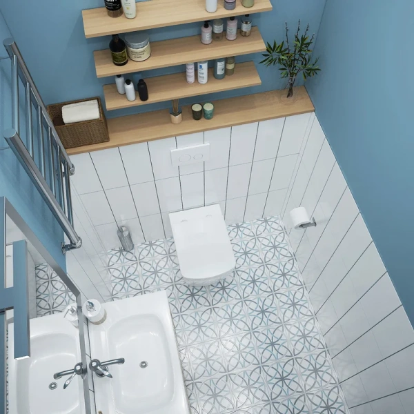 Унитаз напольный Lavinia Boho Aveo безободковый, белые - фото 6