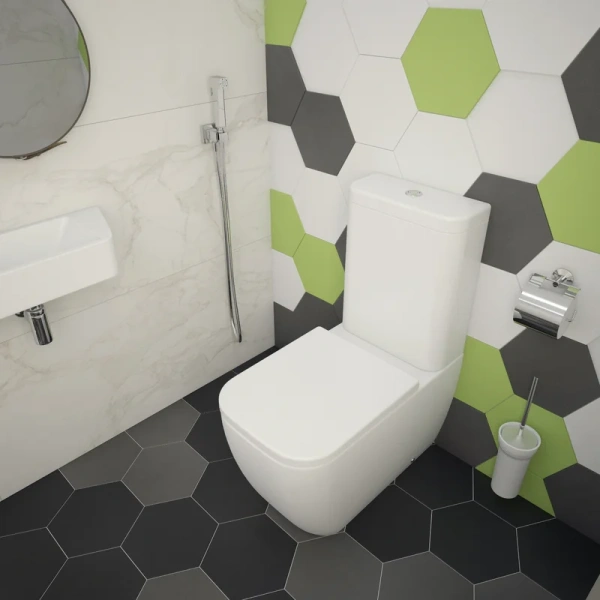 Унитаз компакт Lavinia Boho One белый, белые - фото 6