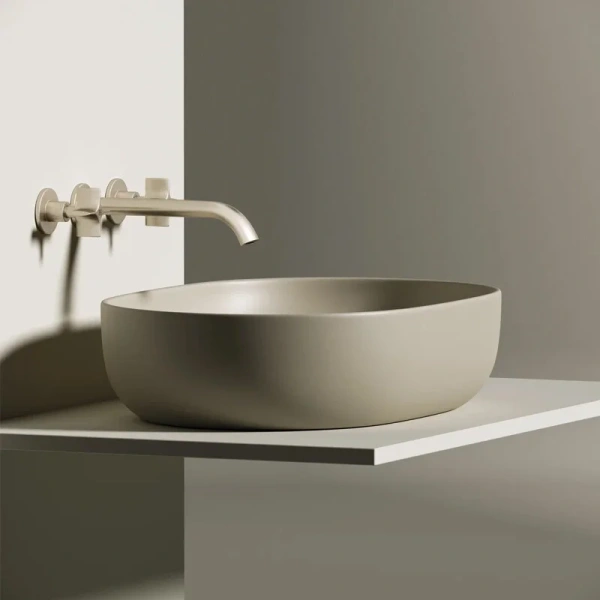 Раковина Ceramica Nova Element 60 см капучино, в форме чаши, круглой формы - фото 5