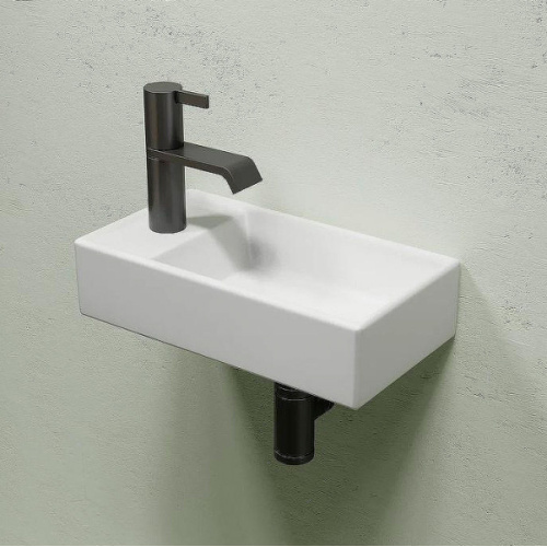 Раковина Ceramica Nova Element 40 см чаша справа белая матовая - фото 4