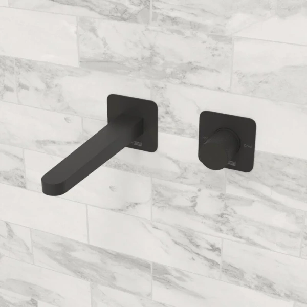 Смеситель для раковины WasserKRAFT Fulda черный, из латуни, прямоугольная форма - фото 5