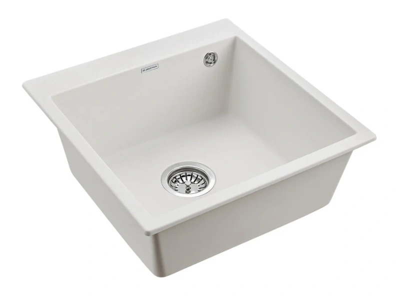 Мойка для кухни Paulmark Praktisch 51 см белая, кварц - фото 3