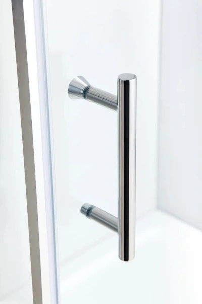 Душевой уголок Black&White Stellar Wind 120x90 см профиль хром стекло прозрачное - фото 2