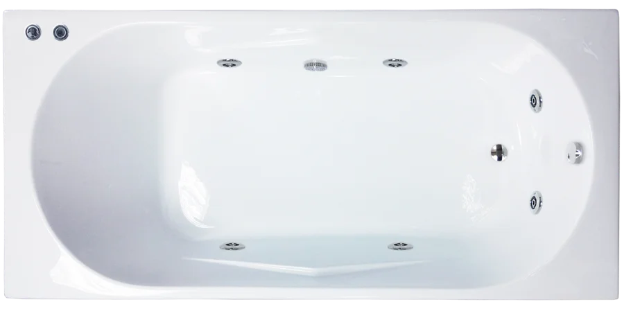 Ванна гидромассажная Royal Bath Tudor RB407702ST, 158 x 69 см, белая - фото 1