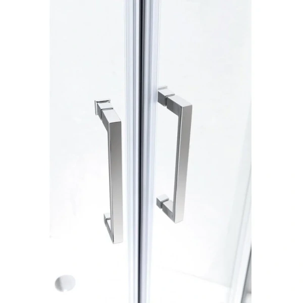 Душевой уголок Cezares Molveno 110х90 см стекло прозрачное, стеклянные, угловые, без поддона - фото 5
