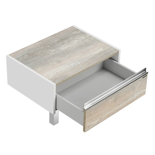 Тумба напольная Акватон Капри 60 см бетон пайн, напольные - фото 4