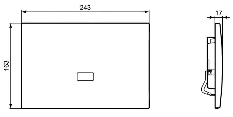 Клавиша смыва Ideal Standard ProSys Septa Pro хром - фото 2