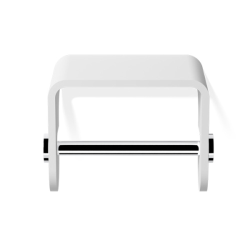 Бумагодержатель Decor Walther Stone белый/хром - фото 1