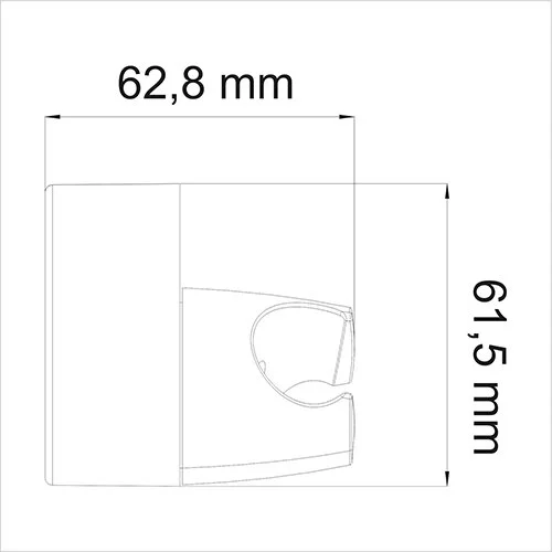 Держатель лейки WasserKRAFT настенный - фото 2