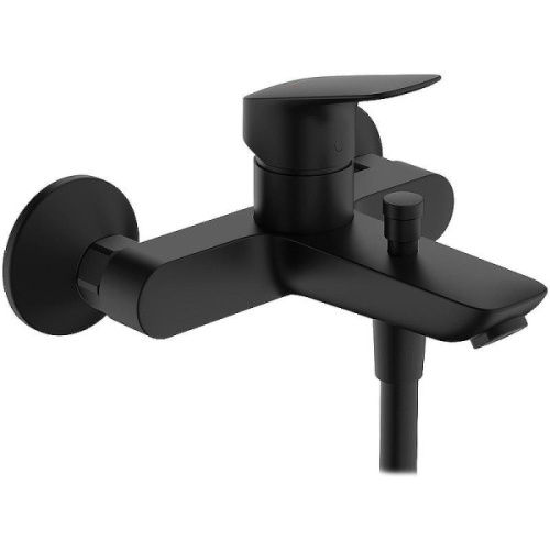 Смеситель для ванны Hansgrohe Logis черный матовый - фото 2
