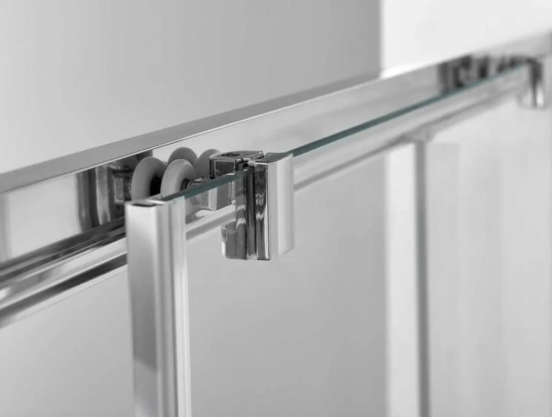 Душевая дверь в нишу Vincea Alpha 120 см стекло прозрачное, раздвижные - фото 6