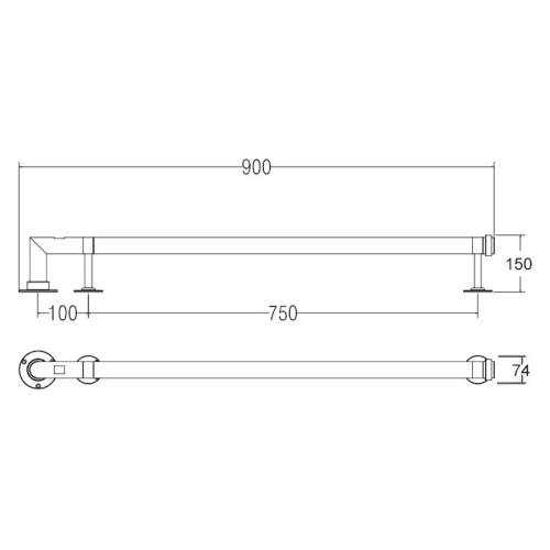 Полотенцесушитель электрический Margaroli Acrobaleno 616-900 Box - фото 4