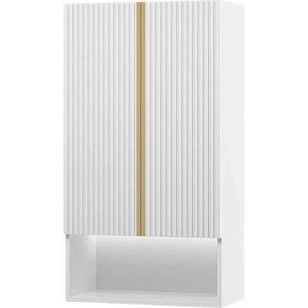 Шкаф подвесной Brevita Vega 60 см белый - фото 1