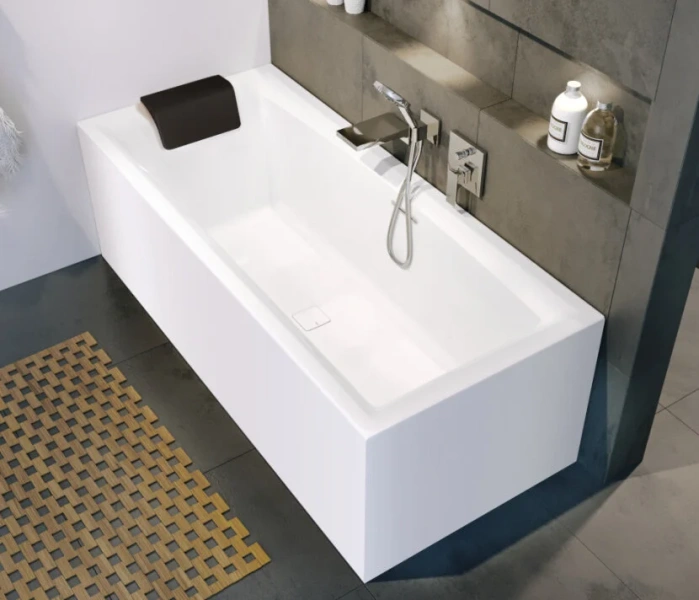 Акриловая ванна Riho Still Square Elite Plug & Play B099030005/B099031005, 180 x 80 см, левая/правая, цвет белый, прямоугольные - фото 5