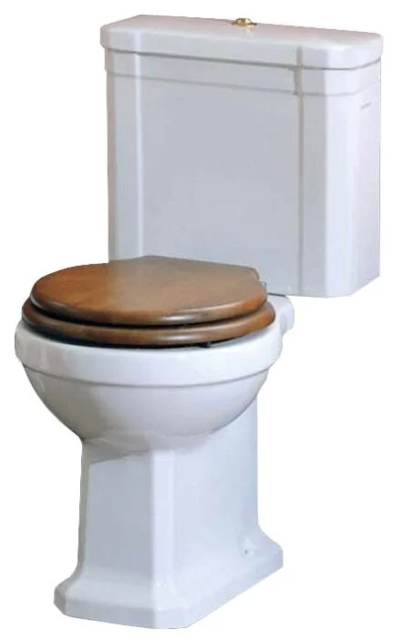 Унитаз под бачок с высокой трубой Azzurra Guinone GIU 100, компакт - фото 3