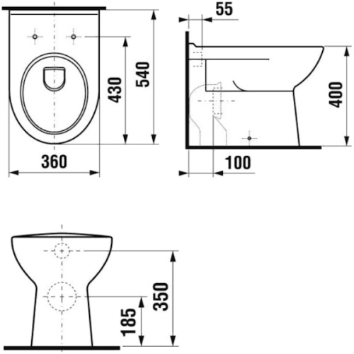 Унитаз напольный Jika Olymp 8236150000001 - фото 3