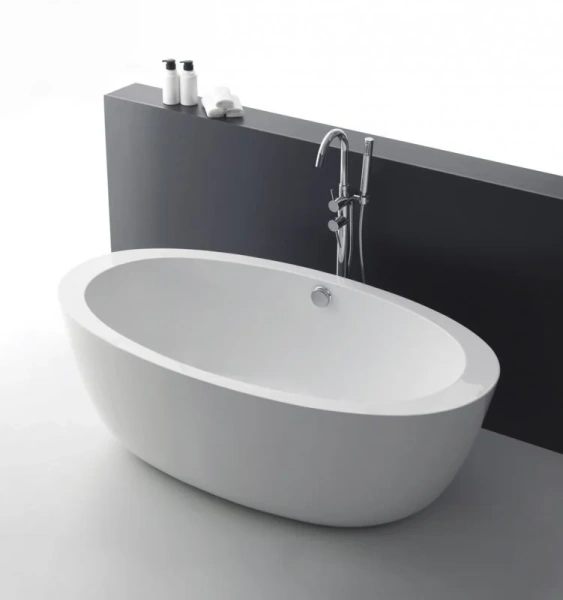 Ванна акриловая BelBagno 170х90 см отдельностоящая - фото 3