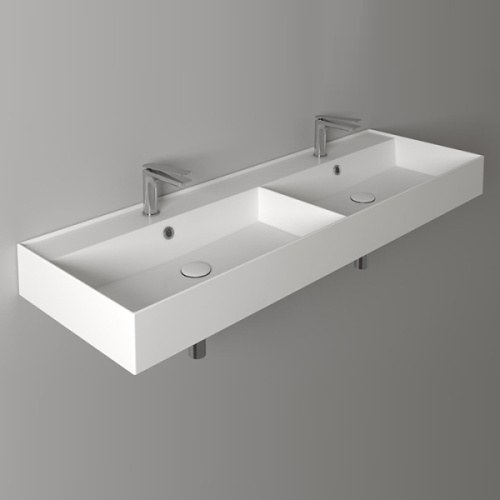 Раковина Simas Agile 141 см двойная - фото 2