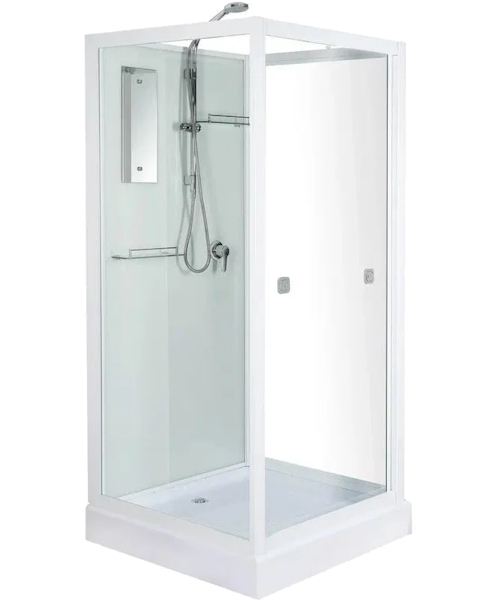Душевая кабина River 80x80 см без крыши - фото 1