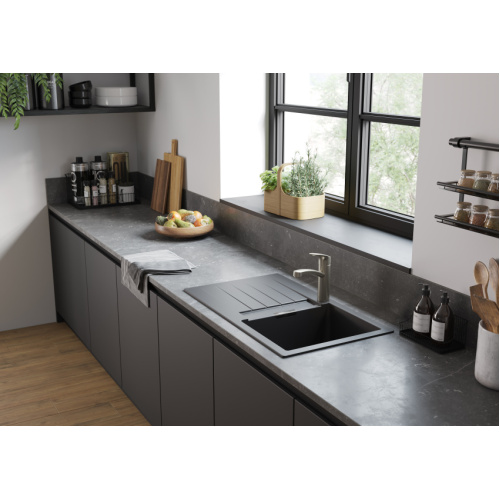 Смеситель для кухни Hansgrohe Focus однорычажный, сталь - фото 3