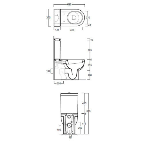 Унитаз Simas E-Line EL 07 - фото 3