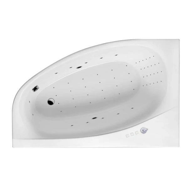 Ванна гидромассажная Excellent Kameleon Nano 170 x 110 см, левая, белый/хром, WAEX.KML17.NANO.CR - фото 1