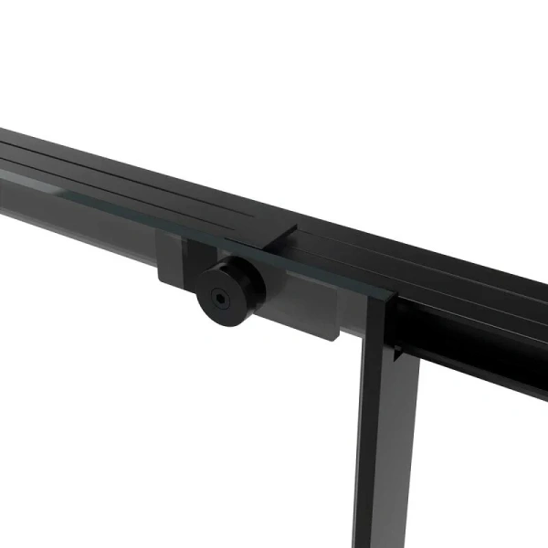 Душевой уголок Vincea Slim Soft 140х100 см профиль черный, в наличии - фото 9