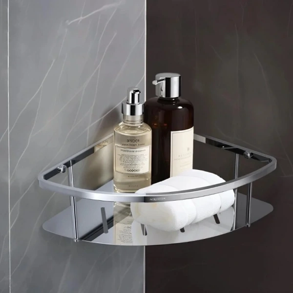 Полочка для ванной Акватек хром - фото 4