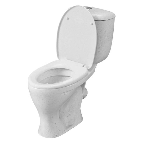 Унитаз компакт Santeri Воротынский крап на белом, напольные - фото 2