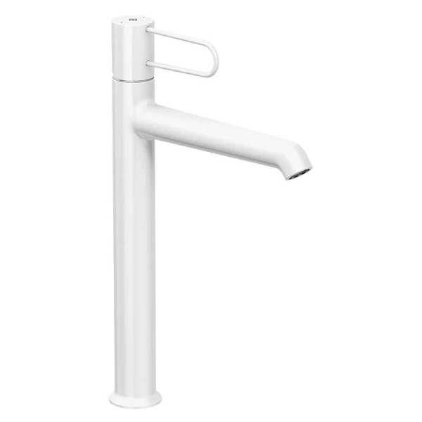 Смеситель для раковины Jacob Delafon Odeon Rive Gauche корпус белый, ручка белая - фото 1