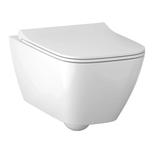 Унитаз подвесной Geberit Smyle Square с крышкой-сиденьем микролифт - фото 2