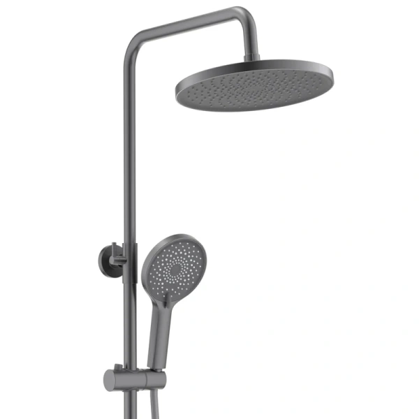 Душевая стойка Акватек Лугано оружейная сталь - фото 3