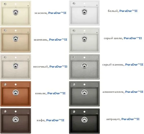 Мойка для кухни, цвет белый, Blanco Dalago 45-F, 45 см - фото 3