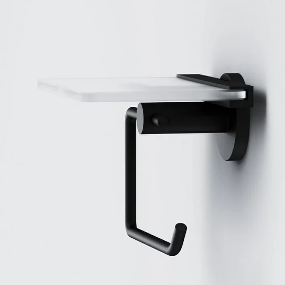 Бумагодержатель Am.Pm X-Joy черный матовый, настенные - фото 5