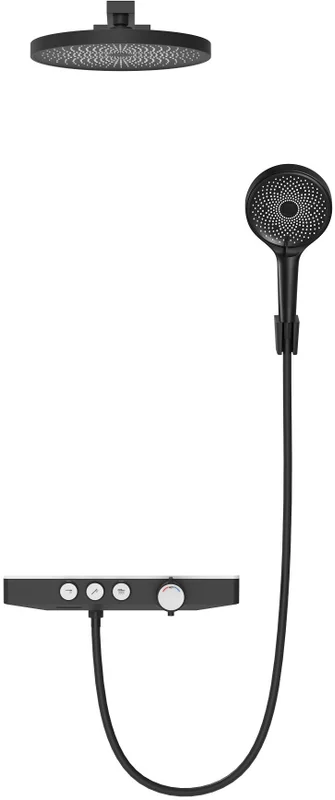 Душевой комплект BERGES Morans черный матовый, черные - фото 3