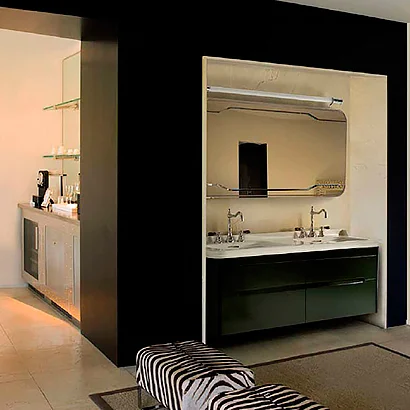 Раковина Kerasan Waldorf 150 см c 1 отверстием под смеситель, керамические - фото 6