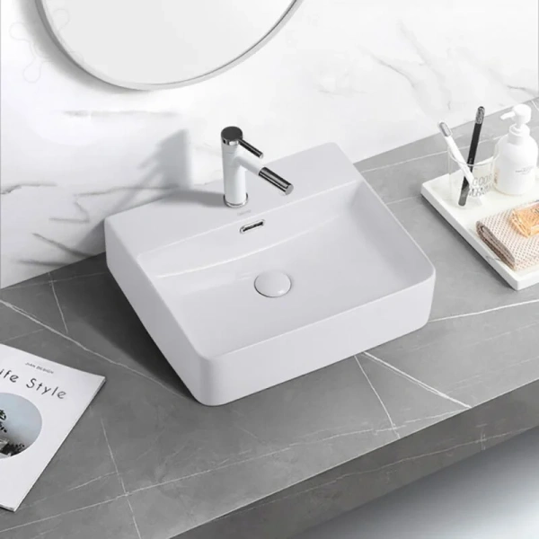 Раковина Abber Rechteck AC2203 50 см накладная - фото 3