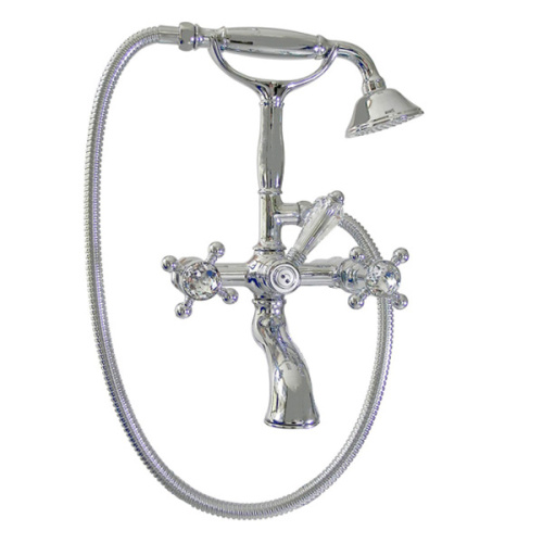 Смеситель для ванны, шлифованный хром, Nicolazzi Half Dome Crystal - фото 1