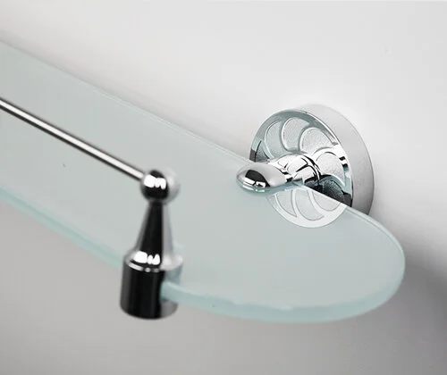 Полочка для ванной WasserKRAFT Isen с бортиком - фото 4