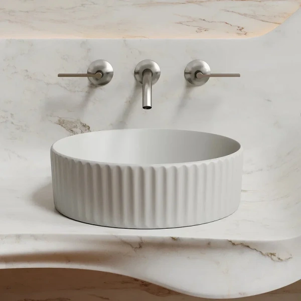 Раковина Ceramica Nova Element 36 см серая, маленькие, в форме чаши, круглой формы - фото 5