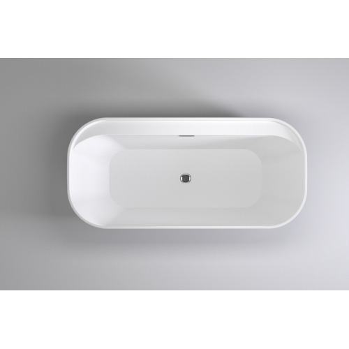 Ванна акриловая Black&White Swan 170x80 см белая, овальные - фото 5