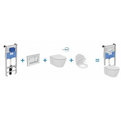 Унитаз с инсталляцией Ideal Standard ProSys Connect с механической панелью смыва - фото 2