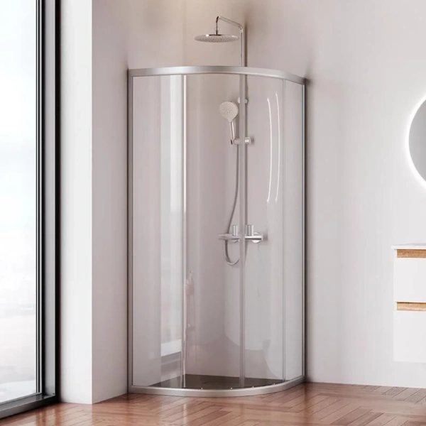 Душевой уголок Am.Pm X-Joy 80x80 см без поддона, раздвижные - фото 7