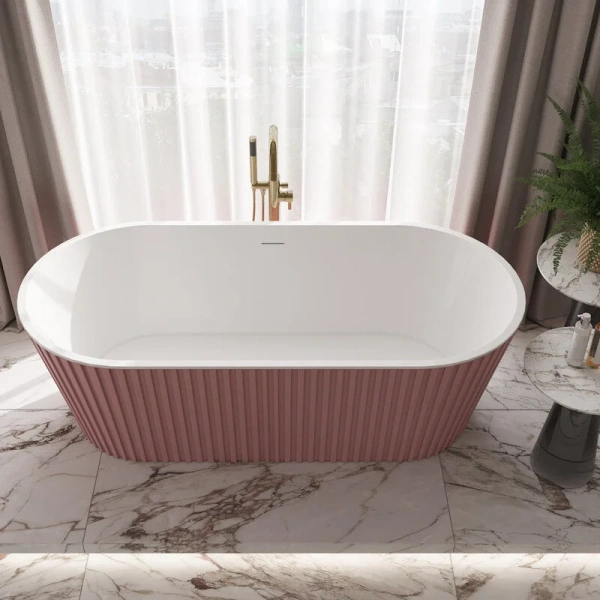 Ванна акриловая Corpa Nera Bonini CN130112, 170 х 80 см, розовый матовый, 170 см - фото 9